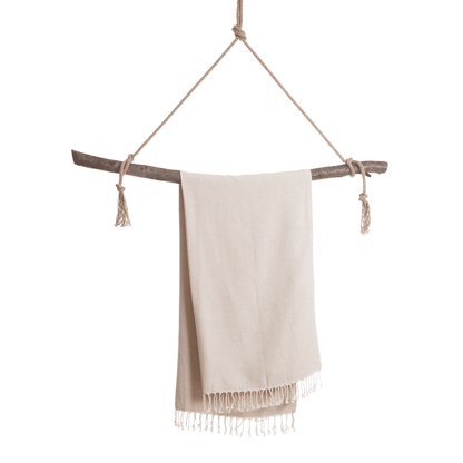 Beach Spa Turkish Hammam Towel Crystal Beige